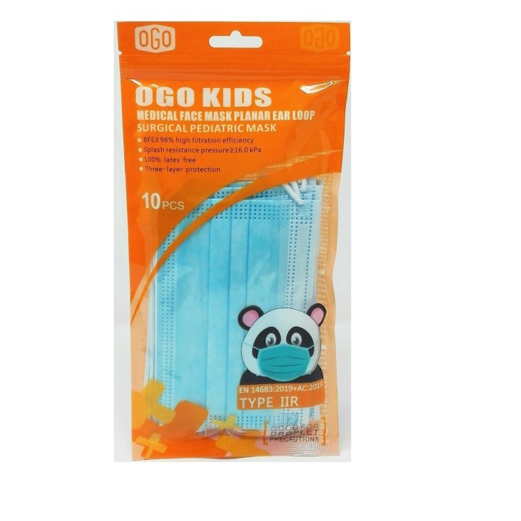 Ogo Kids Mascarilla Quirúrgica Para Niños Farvisan 10 Piezas