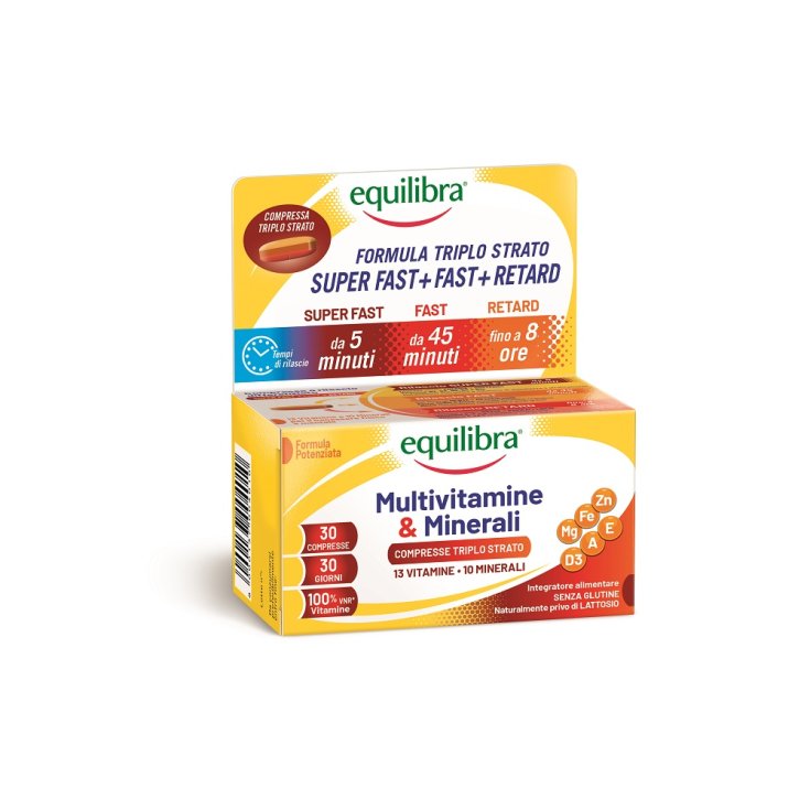 Equilibra® Multivitaminas y Minerales 30 Comprimidos