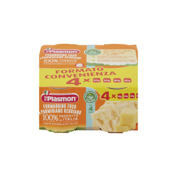 Plasmon Queso Y Parmigiano Reggiano 4x80g