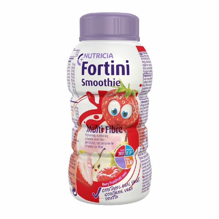 Fortini Batido Multi Fibra Frutos Rojos Nutricia 200ml