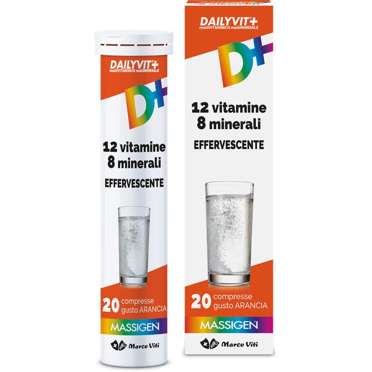 Massigen DailyVit + 12 Vitaminas 8 Minerales Marco Viti 20 Comprimidos