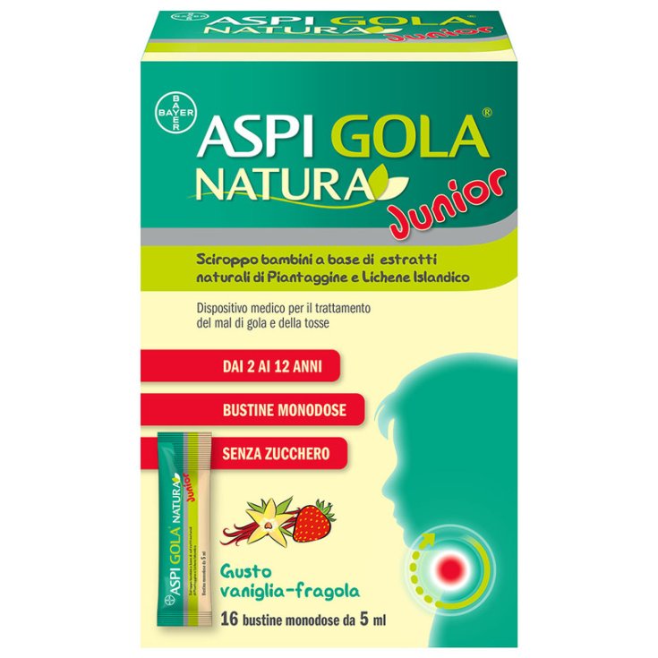 Aspi Gola® Natura Junior Bayer 16 Sobres