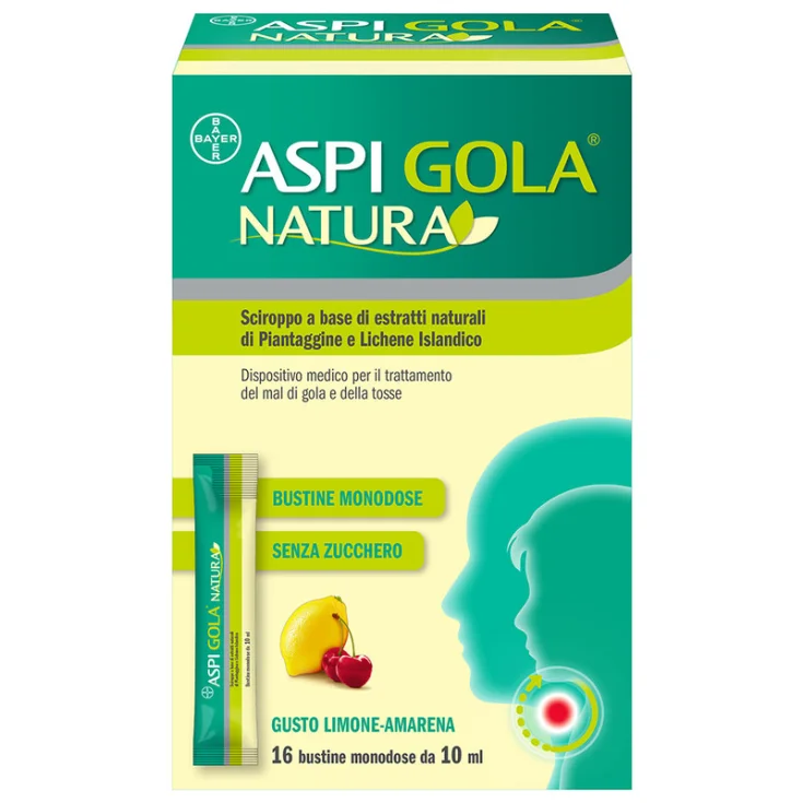 Aspi Gola Natura Bayer 16 Sobres