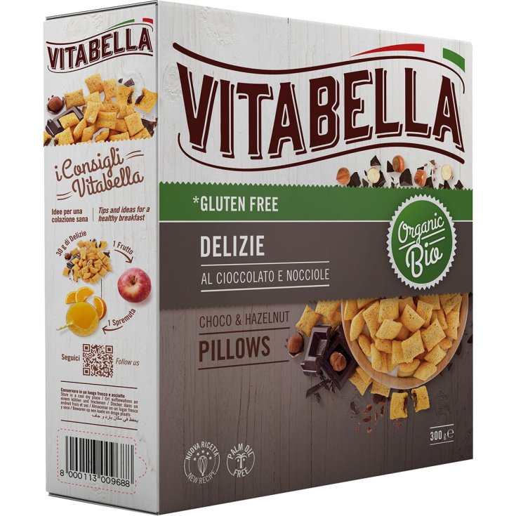 Vitabella Delizie Chocolate Y Avellanas Molino Nicoli 300g