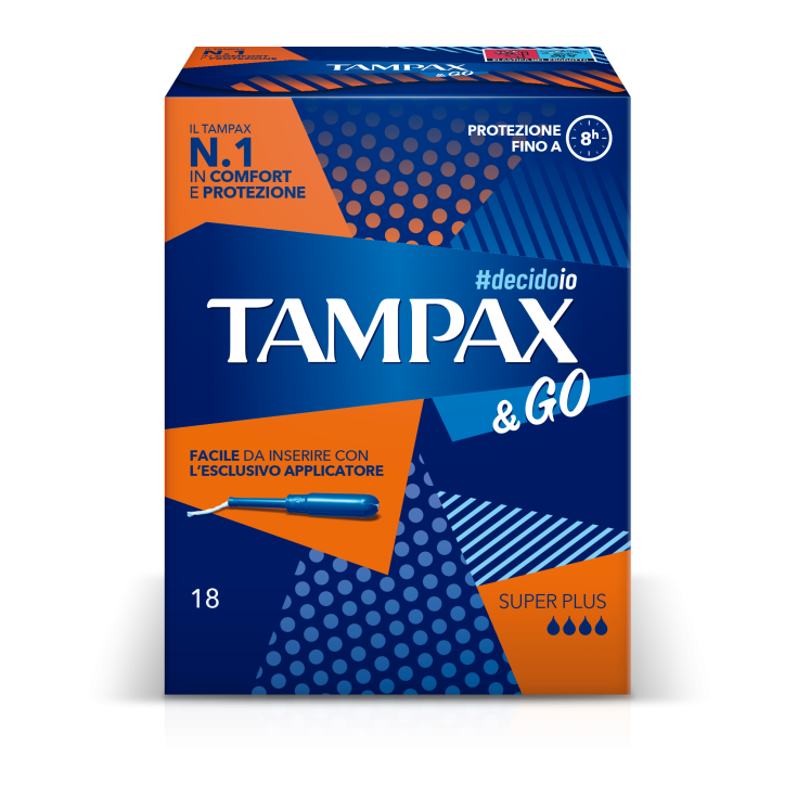 TAMPAX & GO SUPER PLUS X 18