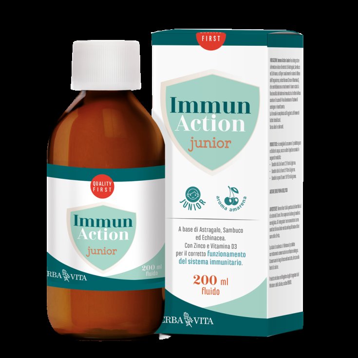 Inmun Action Junior Fluido Erba Vita 200ml