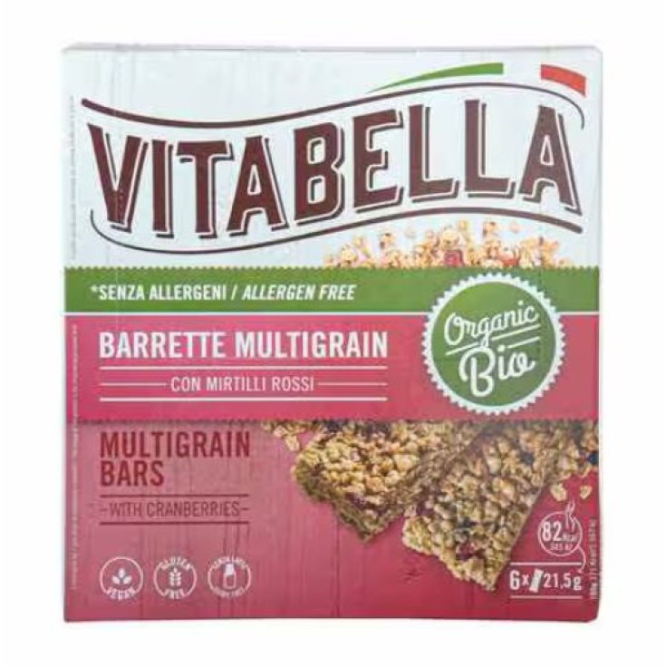 Barritas Multicereales Vitabella Frutos Rojos 6x21,5g