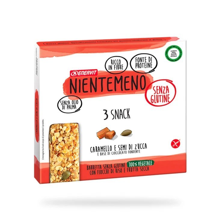 No Menos Caramelo Y Pipas De Calabaza Enervit 3 Snack