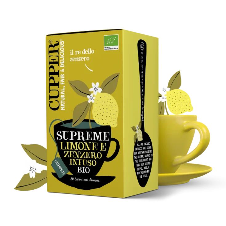 Cupper BIO Infusion Limón Y Jengibre 20 Filtros