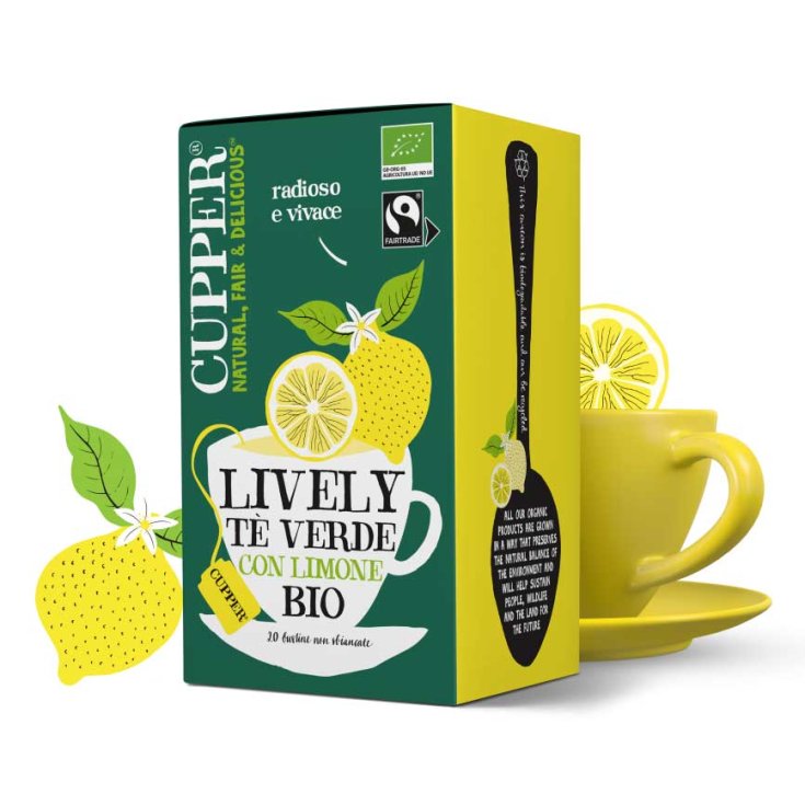 Té Verde Con Limón BIO Cupper 20 Filtros