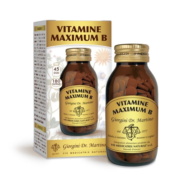 Vitaminas Máxima B Dr. Giorgini 180 Comprimidos