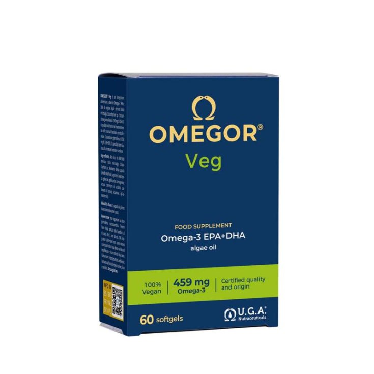 Omegor Veg Uga Nutracéuticos 60 Cápsulas