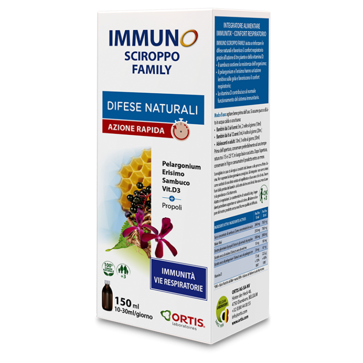 Inmuno Jarabe Family Laboratoires Ortis 150ml