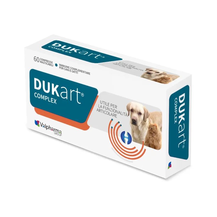 Dukart Complerx Valpharma Grupo 60 Comprimidos Masticables