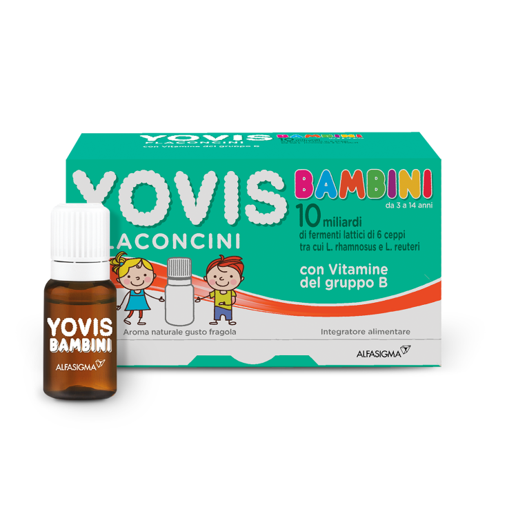 Yovis Children 10 Billion Alfasigma 10 Viales Fresa