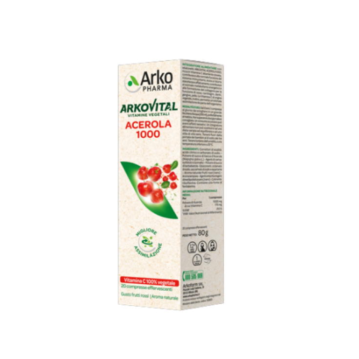 Arkovital® Acerola 1000 Arkopharma 20 Comprimidos