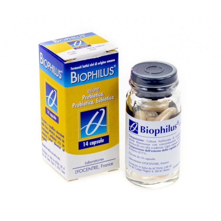 Biophilus® Fermentos Lácticos LYOCENTRE14 Cápsulas