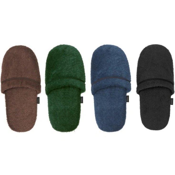 Biffoli - Pantuflas de baño de rizo para hombre, varios colores, 1 par