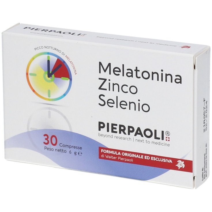 Melatonina Zinc Selenio Pierpaoli® 30 Comprimidos