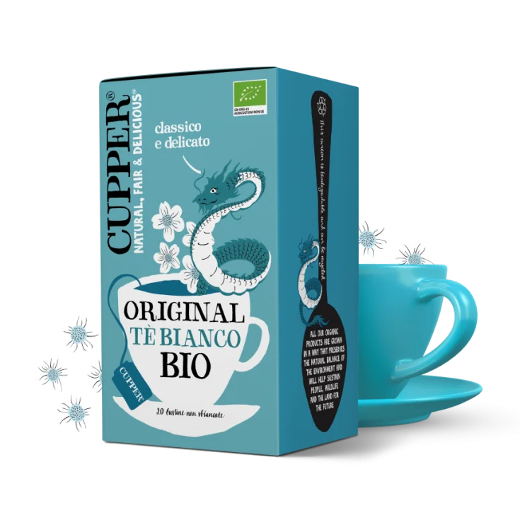 Taza Té Blanco Ecológico 20 Filtros