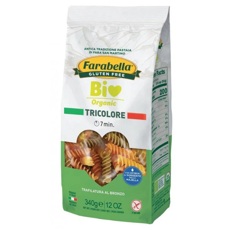 Farabella Tricolor Fusilli Ecológico 500g