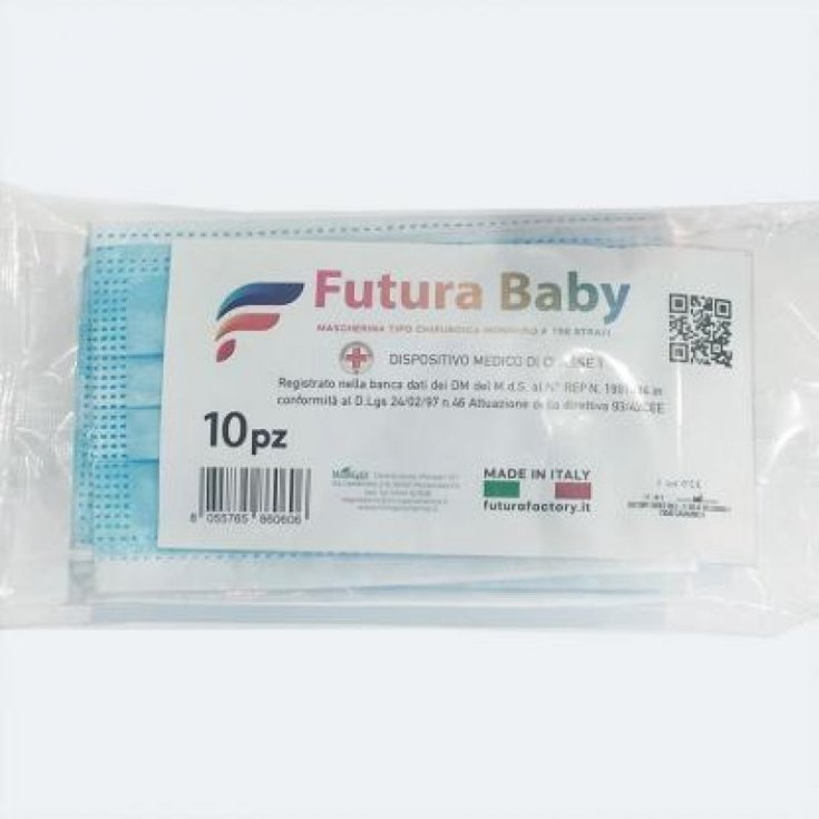Futura Baby Morgan Pharma 10 Mascarilla Quirúrgica