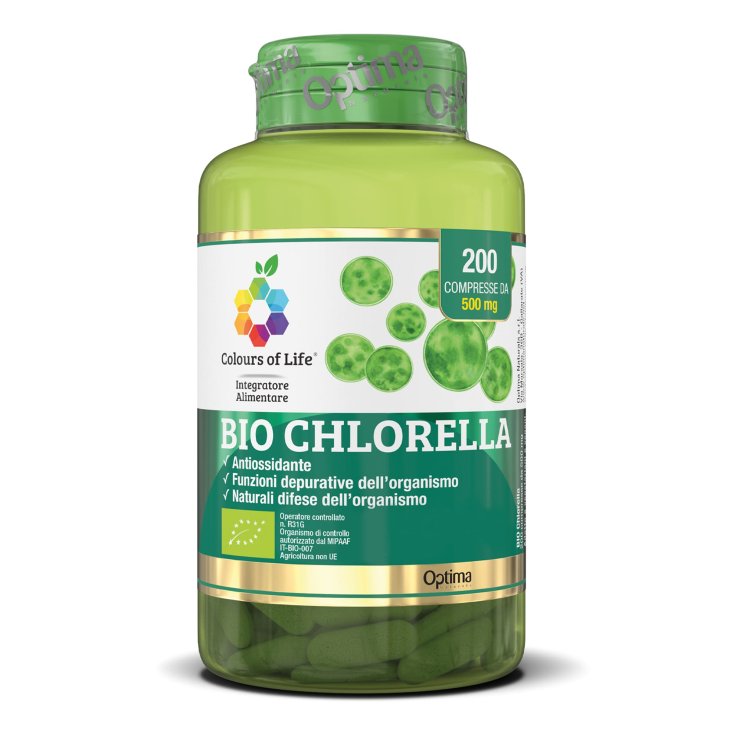 Bio Chlorella Colors of Life Optima 200 Comprimidos