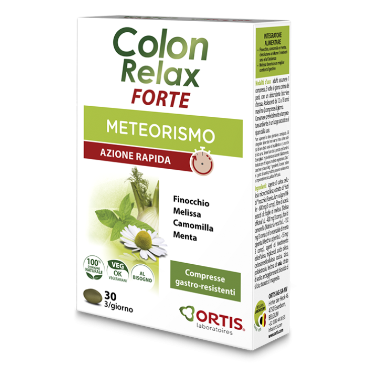 Colon Relax Forte Ortis 30 Comprimidos
