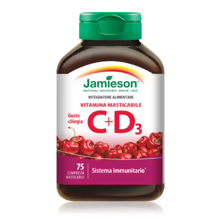 Duopack Vitamina C+D Cherry Jamieson 150 Comprimidos