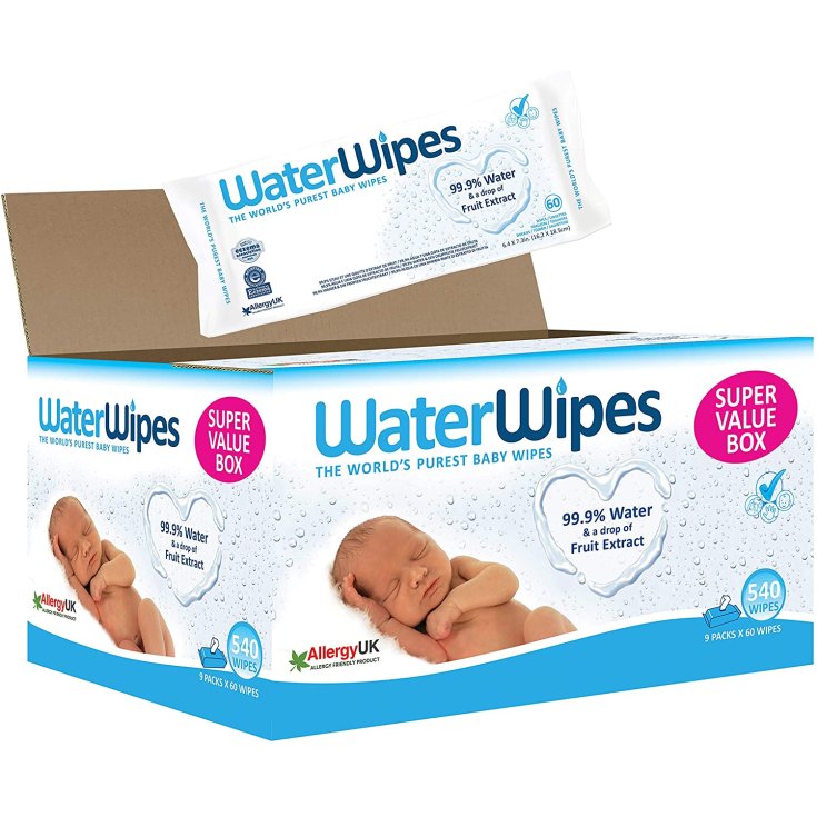 Baby WaterWipes 9x60 Piezas