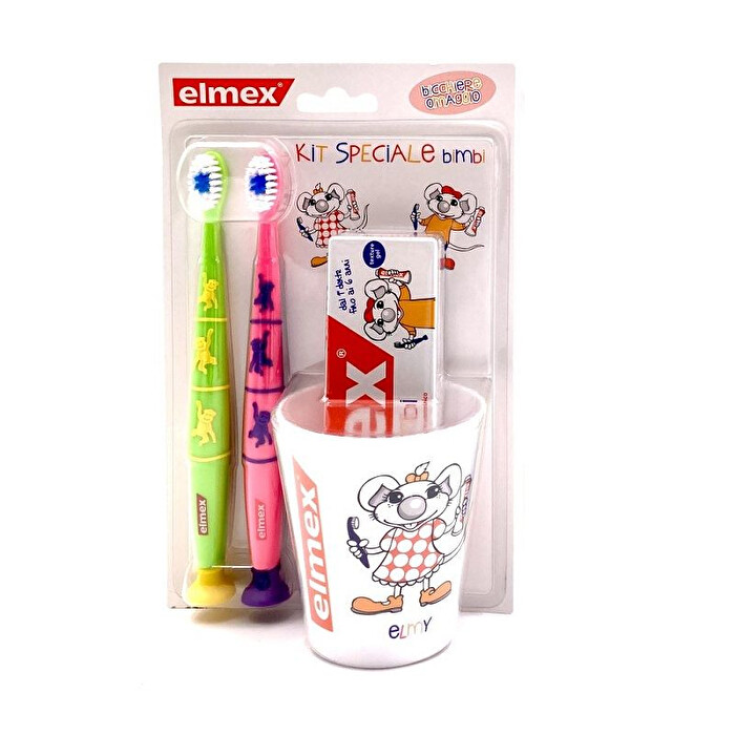 Kit Especial Elmex® Niños 4 Piezas