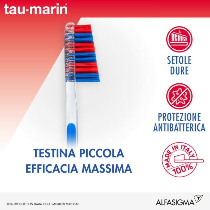 Cepillo de dientes profesional 27 tau-marin® Duro Antibacterial