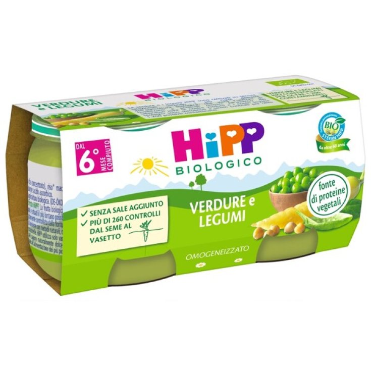 HiPP Verduras y Legumbres Orgánicas 2x80g