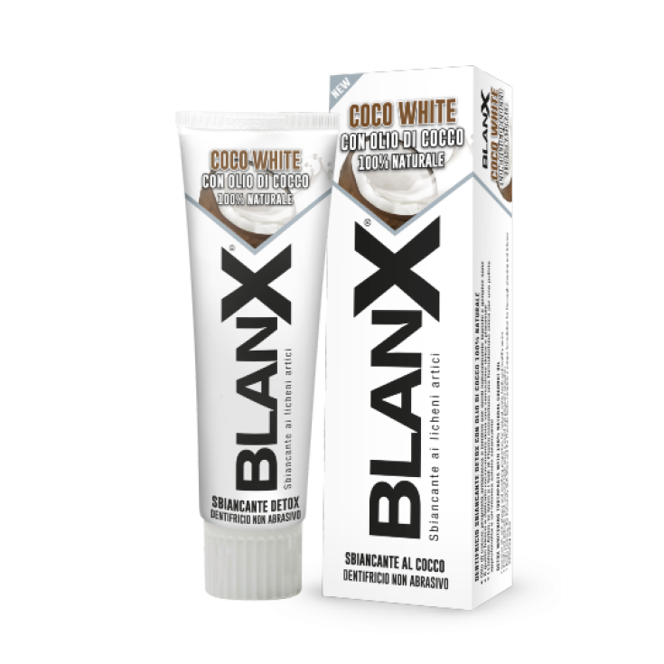 COCO WHITE BlanX Pasta de dientes blanqueadora de coco 75ml