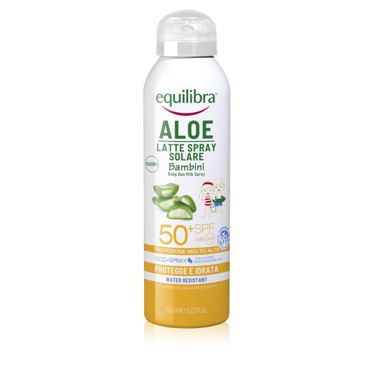 Aloe Milk Sun Spray Niños Spf50 + Equilibra® 150ml