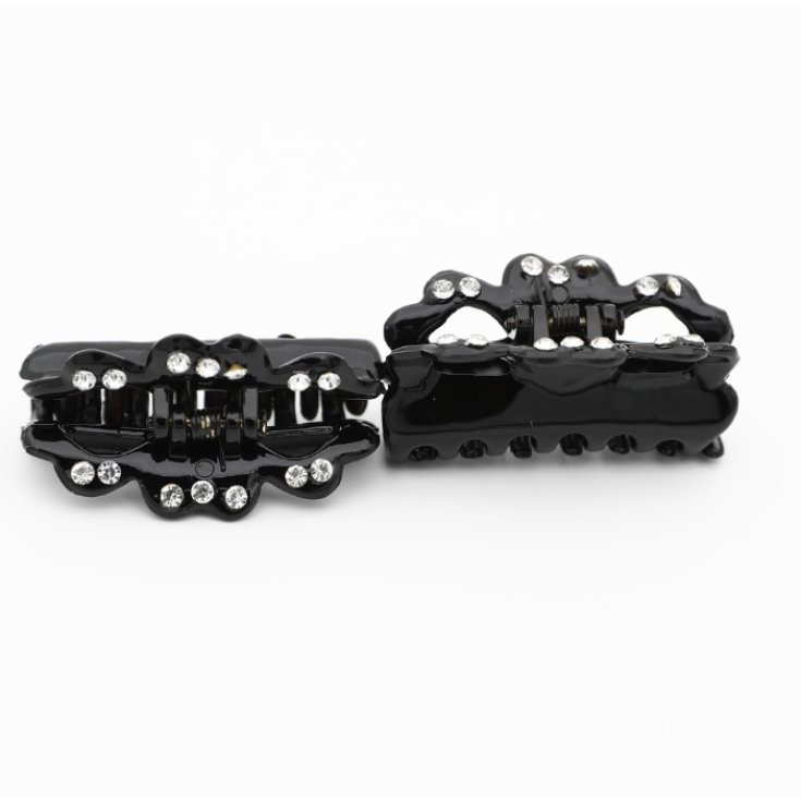 Pinzas Tortuga Con Strass 358N Beauty Idea 2 Piezas