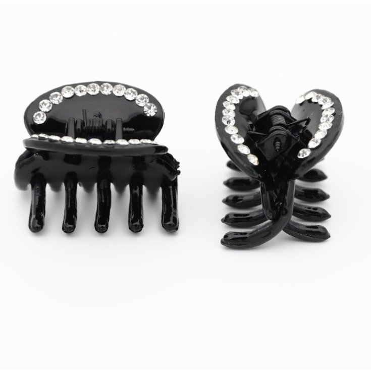 Alicate Tortuga Con Strass Negro 144 Beauty Idea 2 Piezas