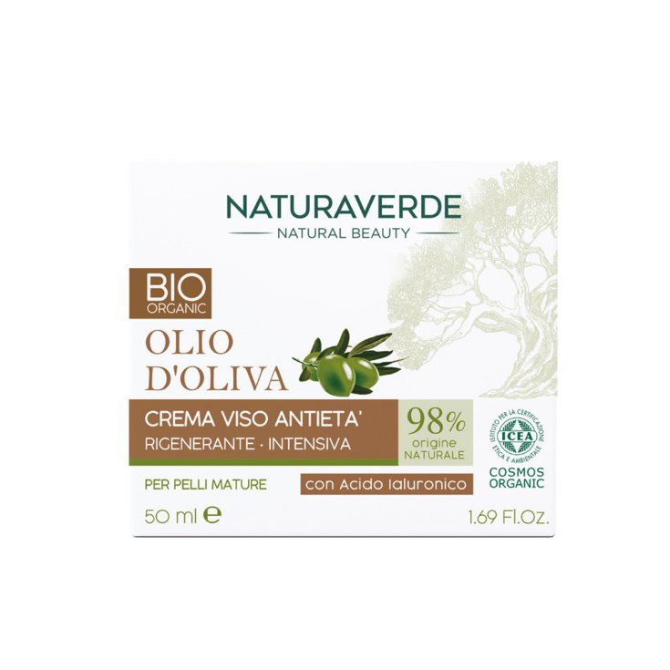 Aceite de Oliva BIO NATURAVERDE Crema Facial Antiedad 50ml