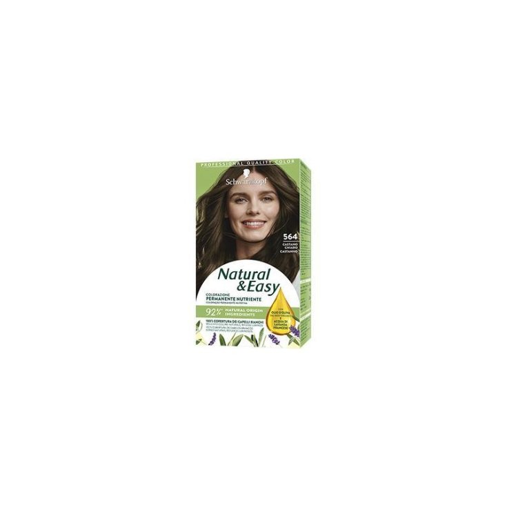 NATURAL & EASY 564 Castaño Claro Schwarzkopf 1 Kit