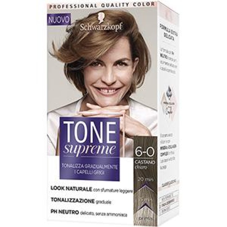 Tono Supremo 6-0 Castaño Claro Schwarzkopf 1 Kit