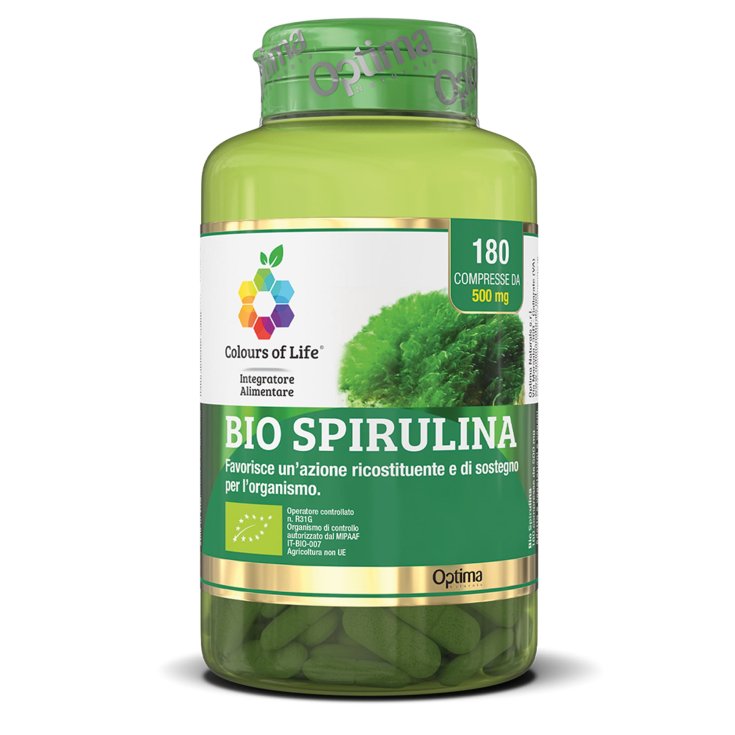 Colors of Life® ESPIRULINA BIO Óptima 180 Comprimidos