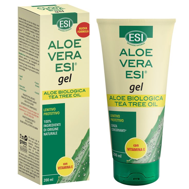 Aloe Vera ESI Vitamina E Aceite de Árbol de Té Gel 200ml
