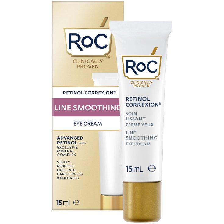 RETINOL CORREXION® Line Crema Suavizante Contorno de Ojos ROC 15ml