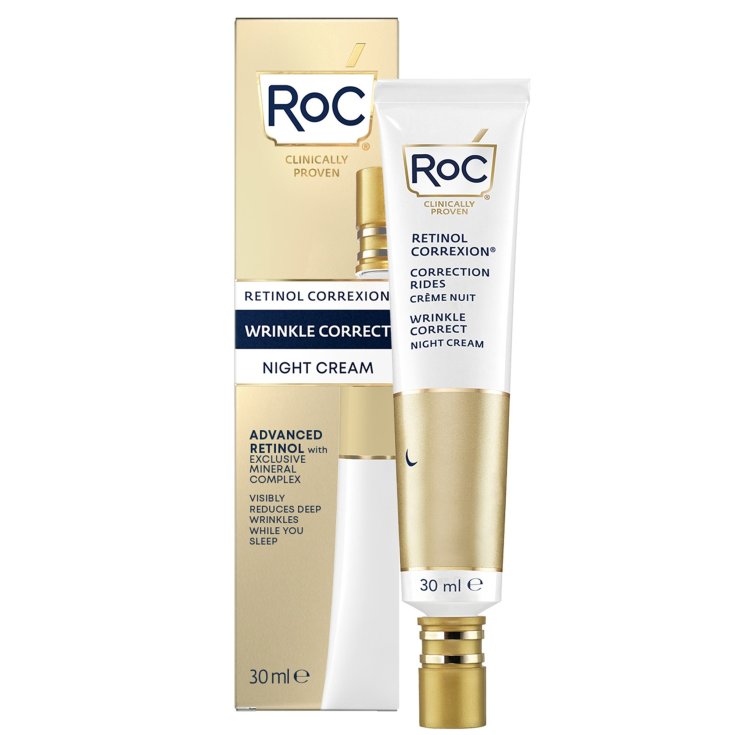 RETINOL CORREXION® Crema de Noche Intensiva Wrinkle Correct ROC 30ml