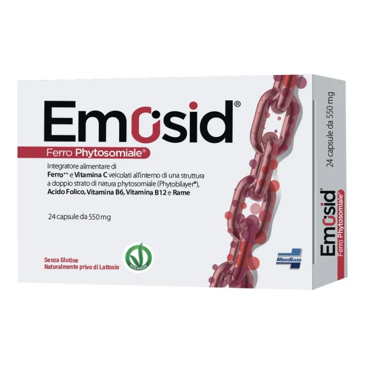 Emosid® Ferro Phytosomiale MEDIBASE 24 Cápsulas