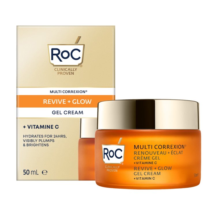 MULTI CORREXION® Revive + Glow RoC Gel Crema Iluminador 50ml