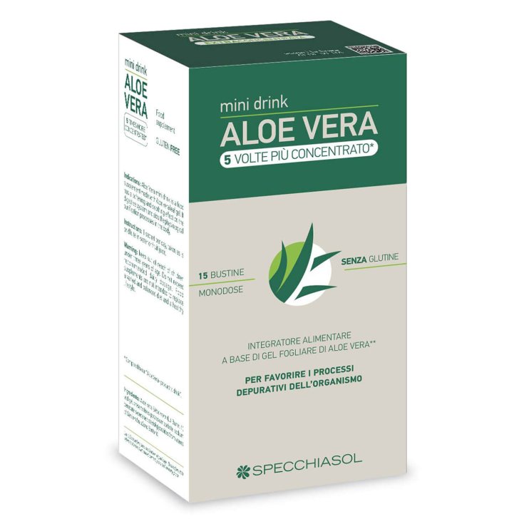 Aloe Vera Minidrink Specchiasol 15 Sobres Monodosis