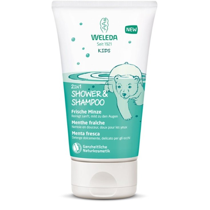 Kids 2 In 1 Weleda Mint Ducha-Champú 150ml