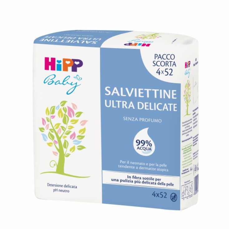 Hipp Toallitas Ultra Delicadas 4x52 Piezas