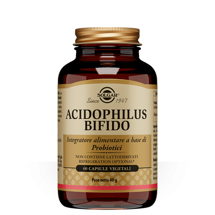 Acidophilus Bifido Solgar 60 Cápsulas Vegetarianas